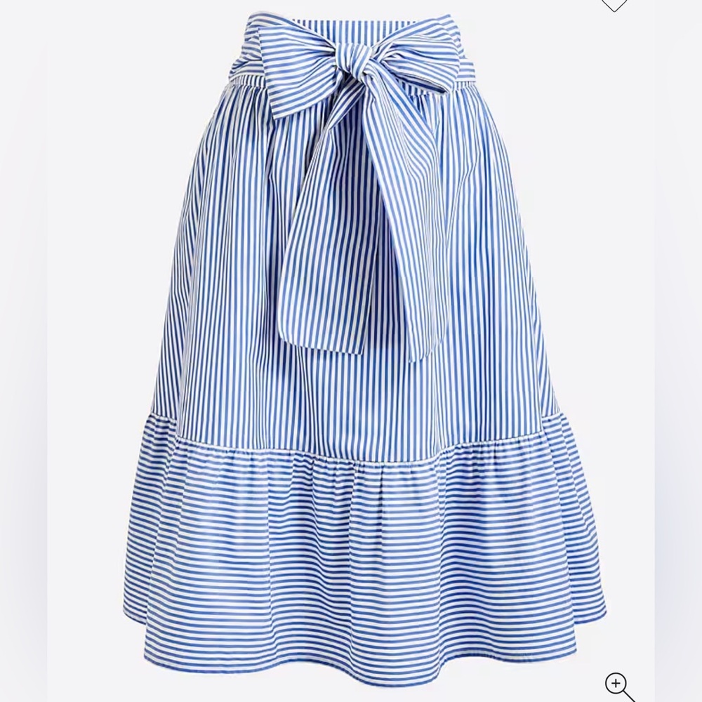 Blue Striped Women's Skirt